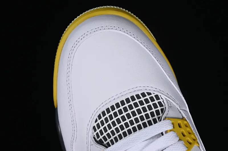 All categories Air Jordan Jordan series basketball shoes Air Jordan 4 OG version Air Jordan 4 Retro "Vivid Sulfur" AJ4 Joe 4 White Thunder AQ9129-101